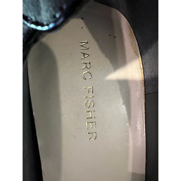 Marc Fisher Women's Gray Suede Pointed Toe Lace Up Pump Heels  SZ 8.5 - Picture 9 of 10